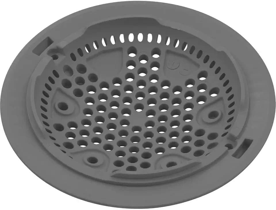 Hayward WGX1048EDGR 8-Inch Dark Gray Suction Outlet Cover Replacement for Hayward Drain Cover and Frame