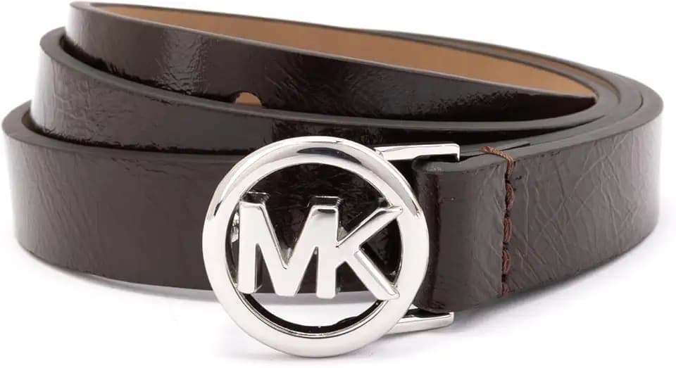 Michael Kors Womens .75 Inch Logo Skinny Belt, Stylish Fashion Accessory for Everyday Wear