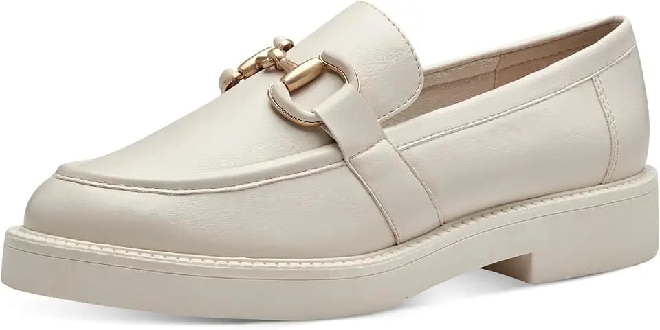 MARCO TOZZI Damen Loafer mit Absatz Elegant Vegan