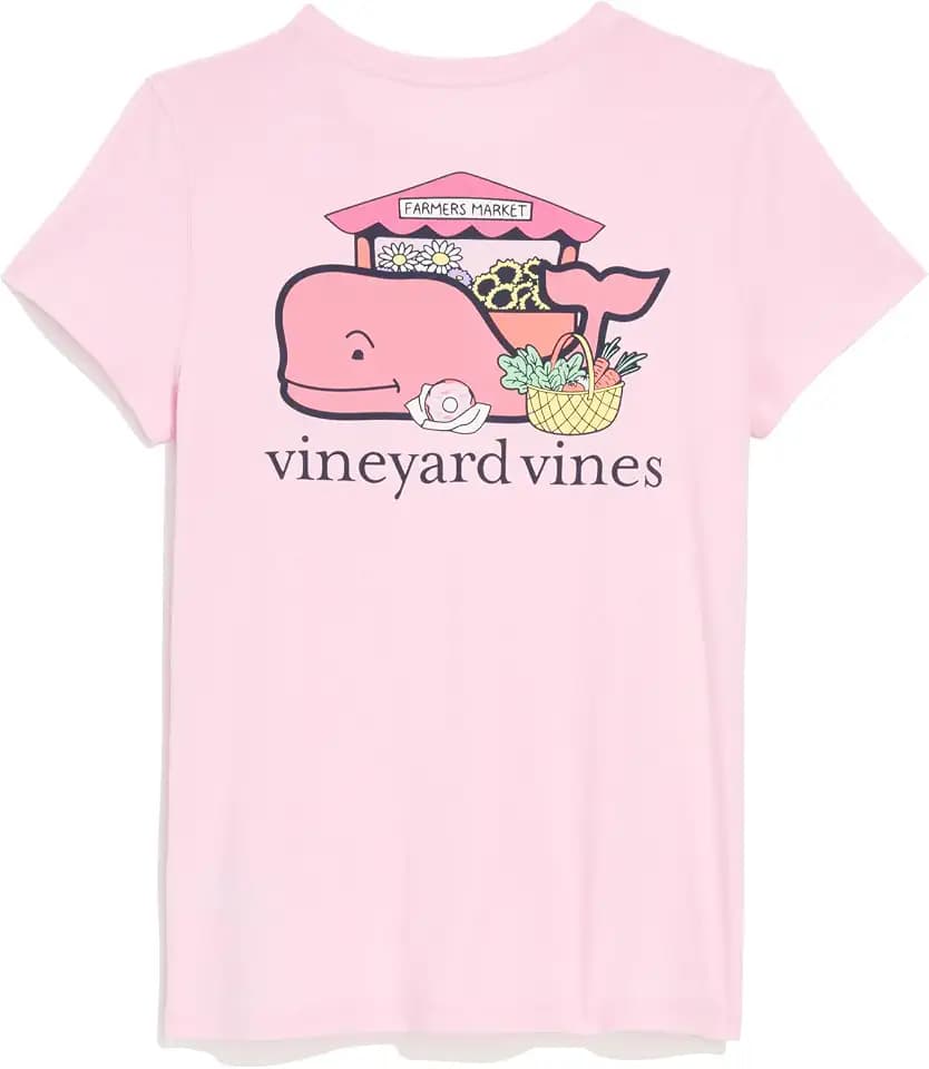 Vineyard Vines Women's Farmer's Market Whale Short-Sleeve Pocket Tee
