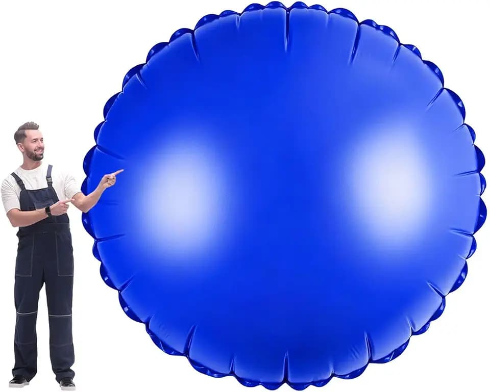 8FT Round Pool Pillows for Above Ground Pools, Winter Pool Pillow
