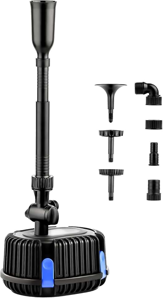 Springbrunnenpumpe Fontäne Gartenpumpe Teichpumpe für Außen, Wasserfälle, Spring-brunnen 20 Watt 1000L/H CHP-1000