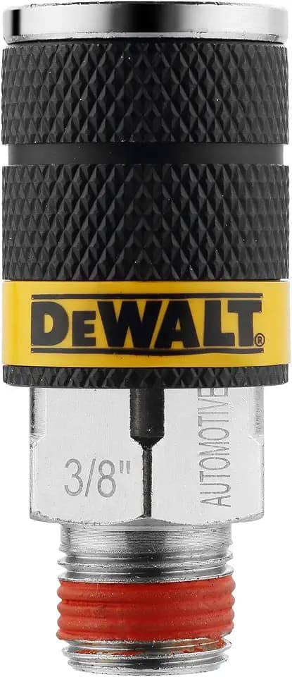 DEWALT 3/8-Inch Automotive Air Coupler with 3/8-Inch MNPT (DXCM036-0235)