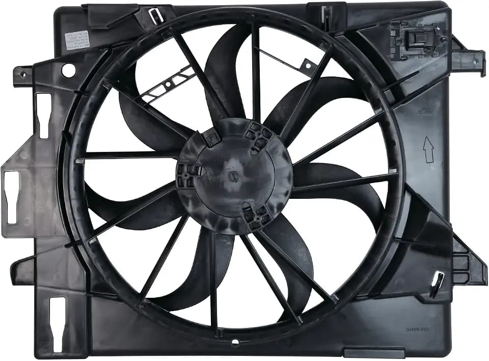TYC 621860 Cooling Fan Assembly Compatible with 2008-2016 Dodge Caravan/Grand Caravan