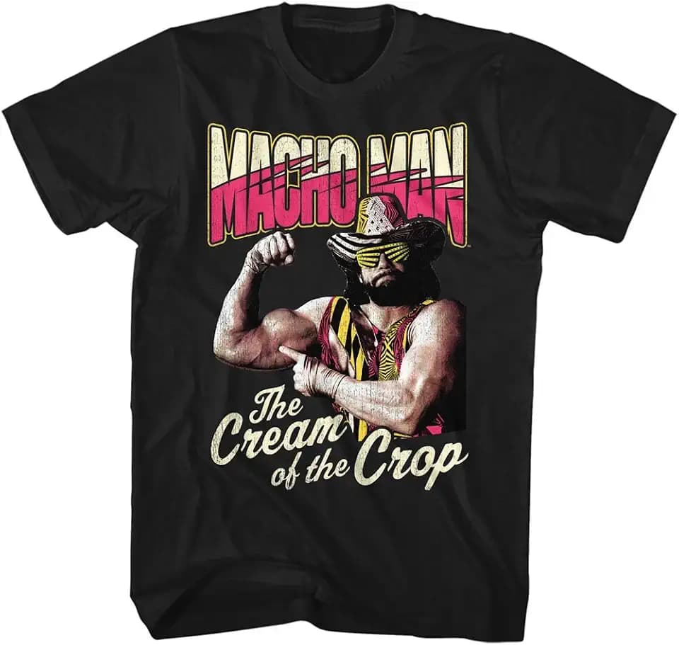 American Classics Macho Man Randy Savage Wrestling T Shirt Black