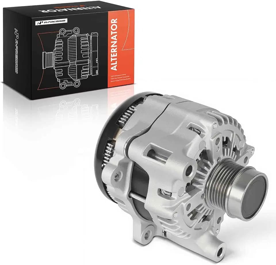 A-Premium Alternator, 12V 240A 6-Groove Decoupler Pulley Counterclockwise