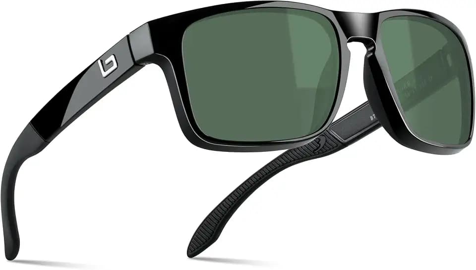 B.N.U.S Sunglasses Corning Glass Lens, Non-Polarized for Men Women