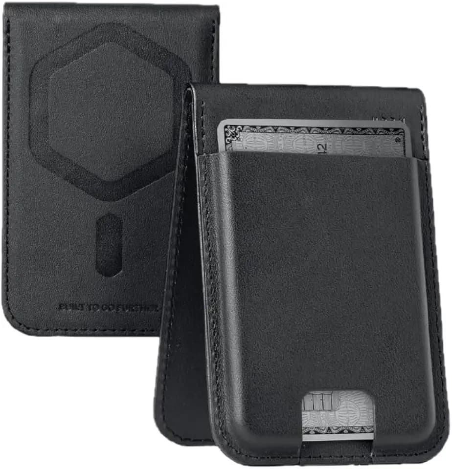 UAG Metropolis Slim Wallet, MagSafe Compatible, PU Vegan Leather Black
