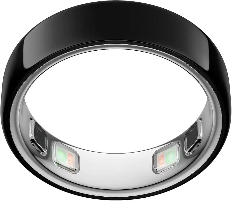 Oura Ring 5 Smart Wearable - Black - Size 9 - Fitness & Sleep Tracker