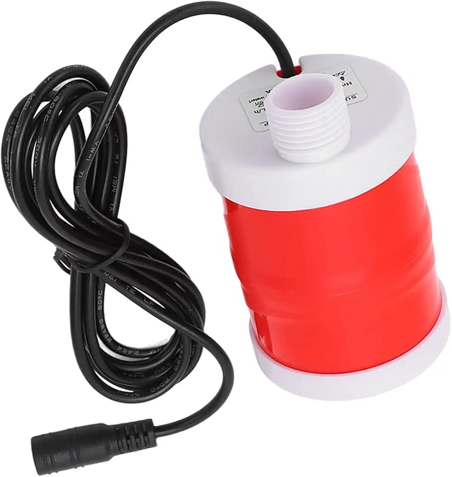 12V 20W DC Brushless Submersible Pump, High Lift Low Noise Filter Smart Pump, for Fish Tank, Water Supply, Outdoor Camping
