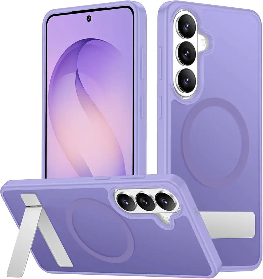 SPIDERCASE for Samsung Galaxy S26 Plus Case, Built-in Stand, Light Purple