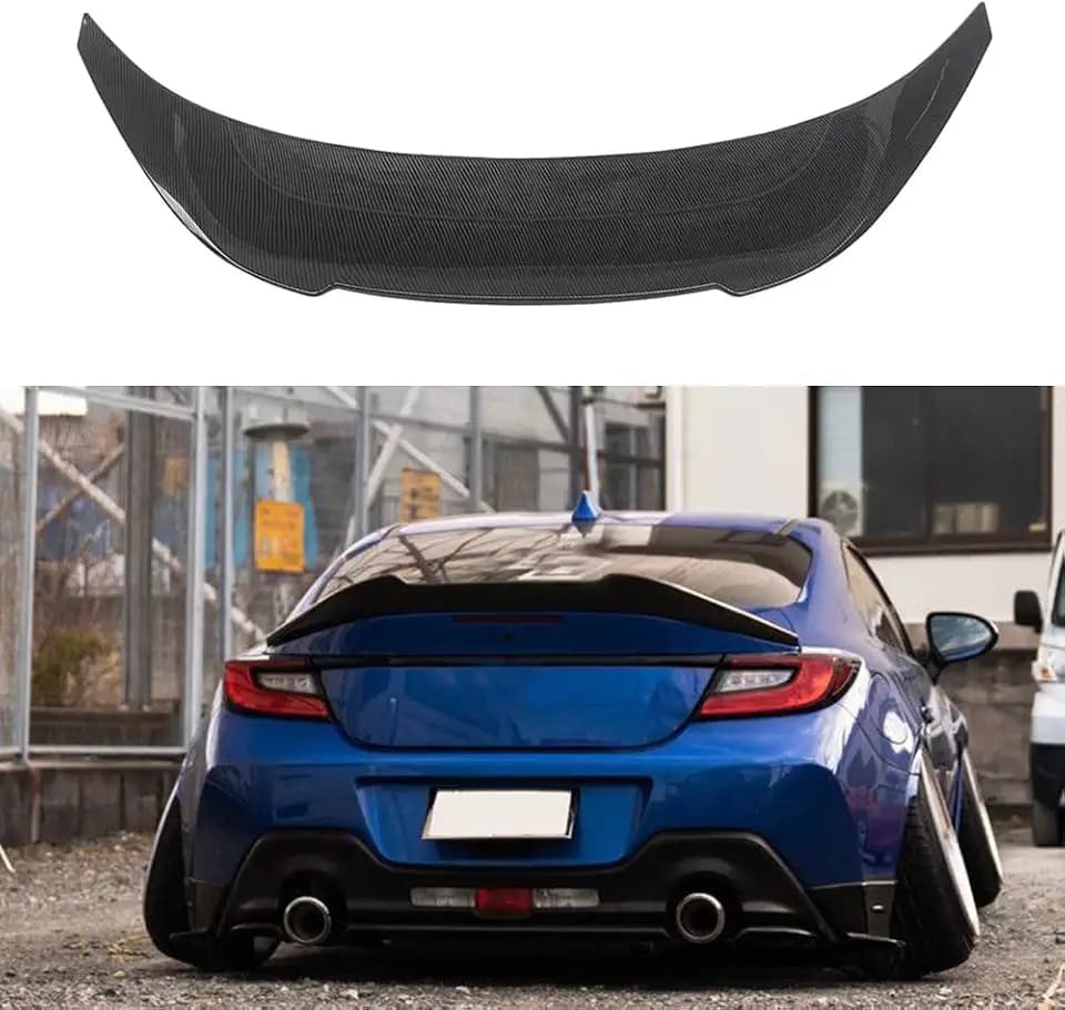 for 2022-2025 Subaru BRZ & Toyota GR 86 HIGHKICK Carbon Fiber Trunk Spoiler (V)