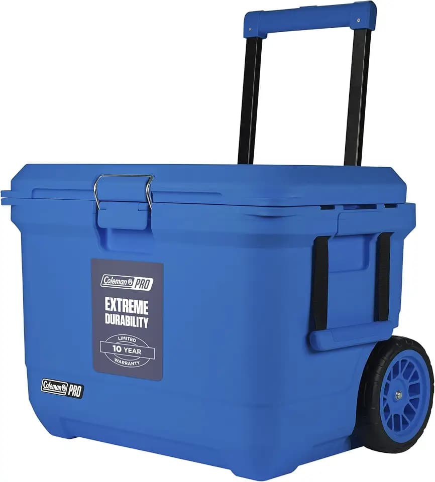 Coleman Pro Wheeled Hard Cooler, 55-Quart