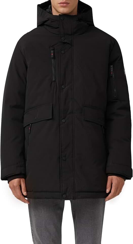 s.Oliver Wasserabweisender Parka mit Kapuze und sportiven Details