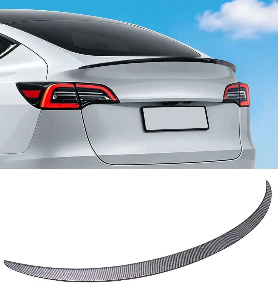 Xprite Rear Spoiler Compatible with Tesla Model Y 2020-2024 Trunk Lip Wing