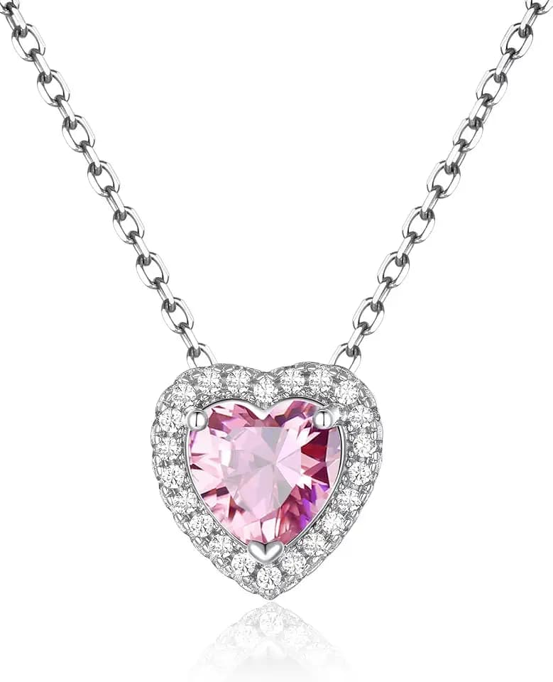 FindChic Birthstone Necklace For Women 12 Months Pendant Necklace