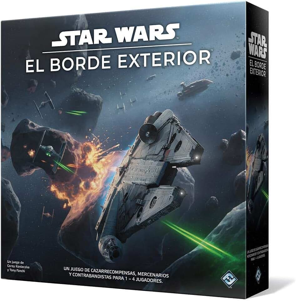Fantasy Flight Games Star Wars: EL Borde Exterior-Brettspiel, Spanisch, Mehrfarbig (SW06ES), ab 14 Jahren