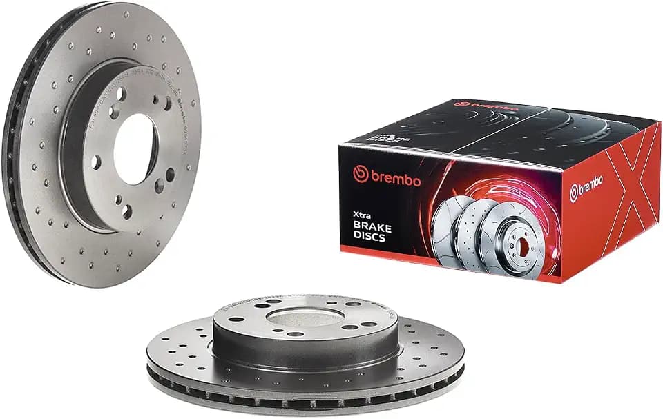 Brembo 09.5457.3X Xtra UV Coated vented drilled Front Brake Rotor ACURA/CIIMO/HONDA/HONDA (DONGFENG) OE# 45251SNA000