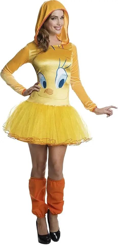Rubie's Costume Co Women's Looney Tunes Tweety Hooded Costume Dress