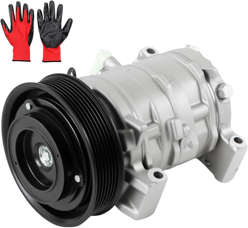11224C AC Compressor AC Compressor with Clutch Fits for 2008-2012 Accord, 2012-2015 Crosstour 2.4L, Air Conditioning Compressor Replace OE 38810R40A01, 38900R40A01