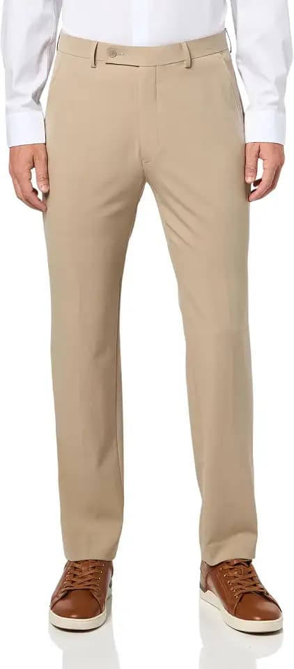 Calvin Klein Men's Slim Fit Stretch Dress Suit Pants for Men, Ultra-Tapered, Wrinkle-Resistant, Moisture-Wicking Fabric
