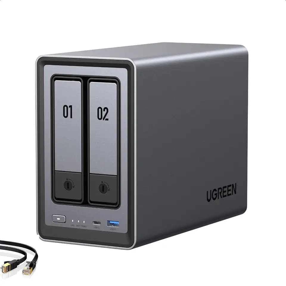 UGREEN NAS DXP2800 2-Bay for Advanced Home Users, Remote Workers & Creators