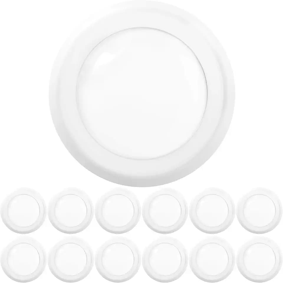 Sunco 12 Pack 6 Inch Flush Mount LED Ceiling Disk Lights, 15W=75W Dimmable