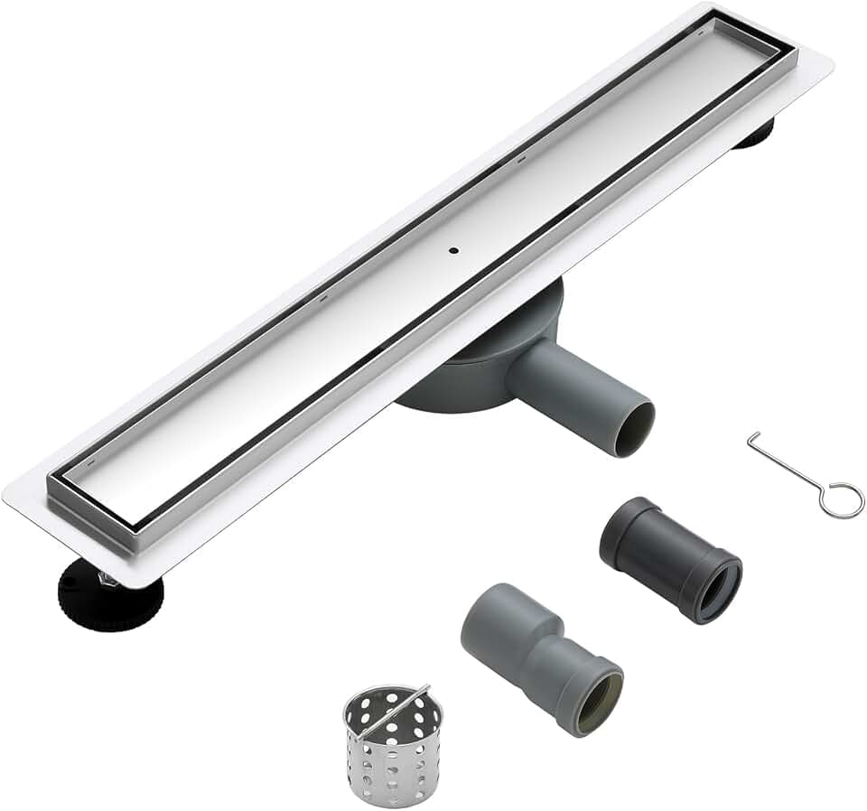 Duschrinne 60cm Edelstahl Bodenablauf