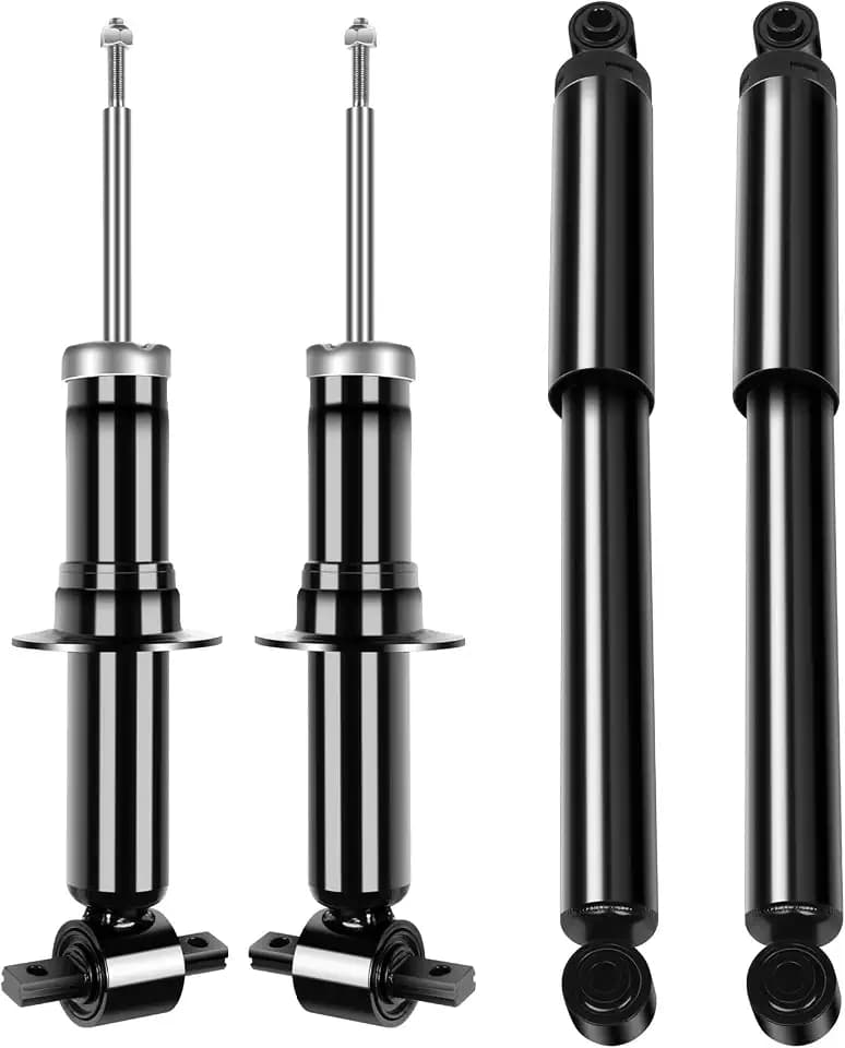 SCITOO 4pcs Front Rear Shock Absorbers Replace for Chevy Silverado 1500