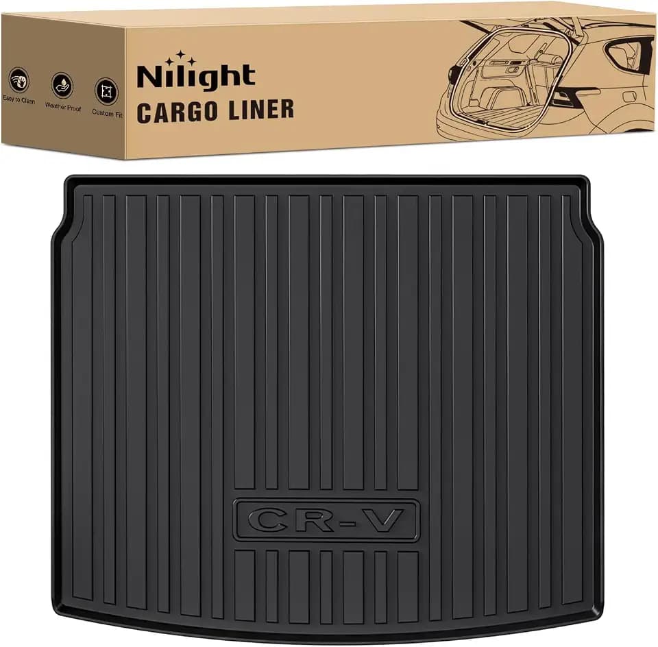 Nilight Cargo Mats for Honda CRV CR-V Upper Position only(Not for Hybrid)