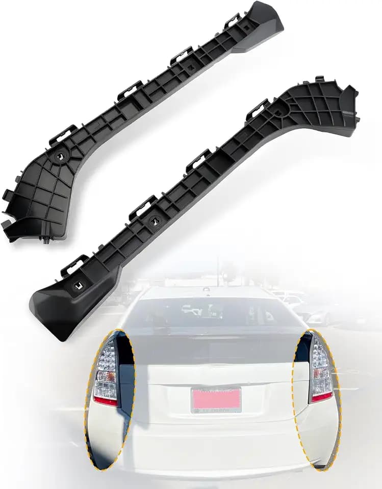 Rear Bumper Cover Retainer Set, Compatible with 2010-2015 Toyota Prius