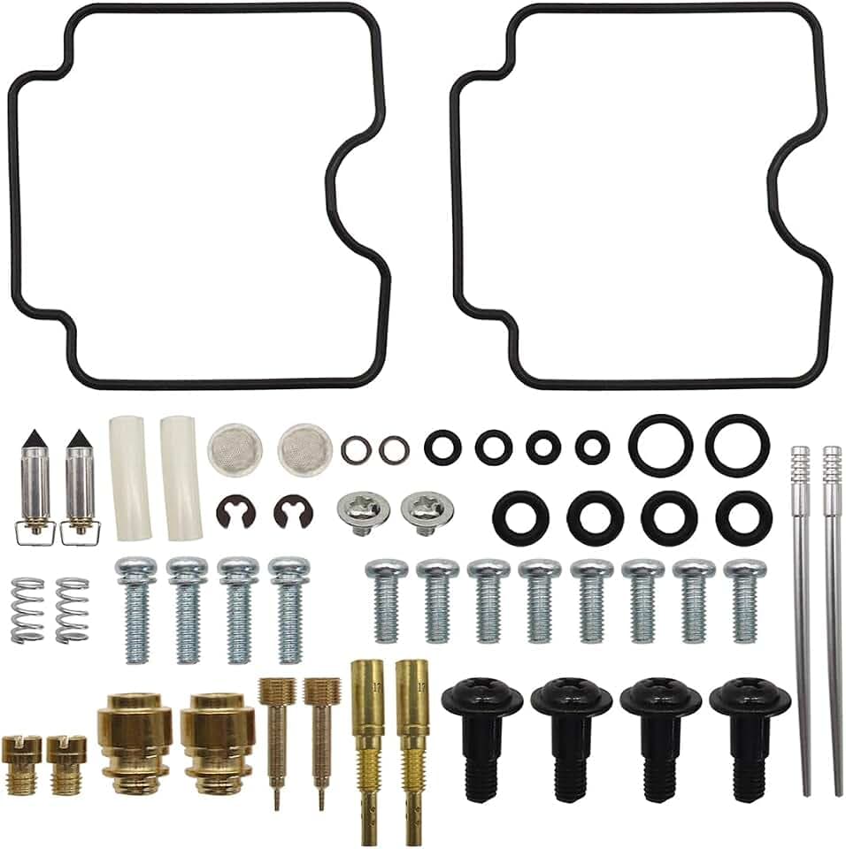 2 Set Carburetor Gaskets Rebuild Kit For Yamaha XVS1100 XVS1100A V-STAR 1100 CLASSIC 06-09