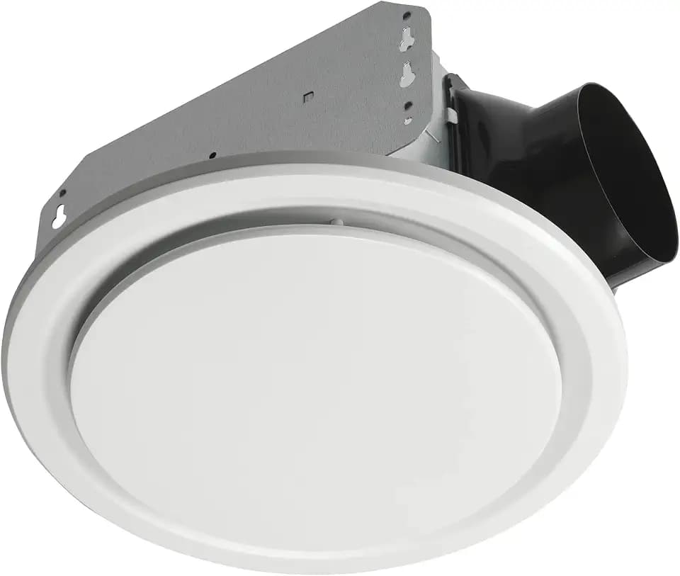 Homewerks 50 CFM 1.0 Sone Bathroom Exhaust Fan, HVI/ETL Certified