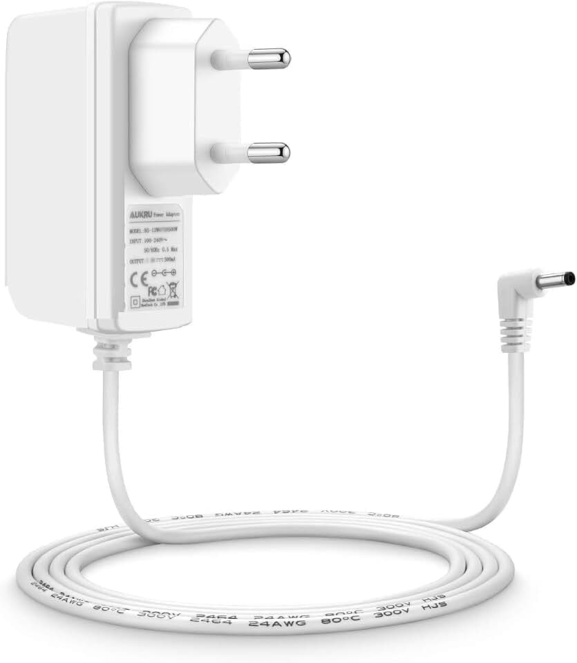 6V-Ladegerät Netzteil Ladekabel für Philips Avent SCD505 / 00 DECT Babyphone Eltern und Baby - Einheit(Weiß)