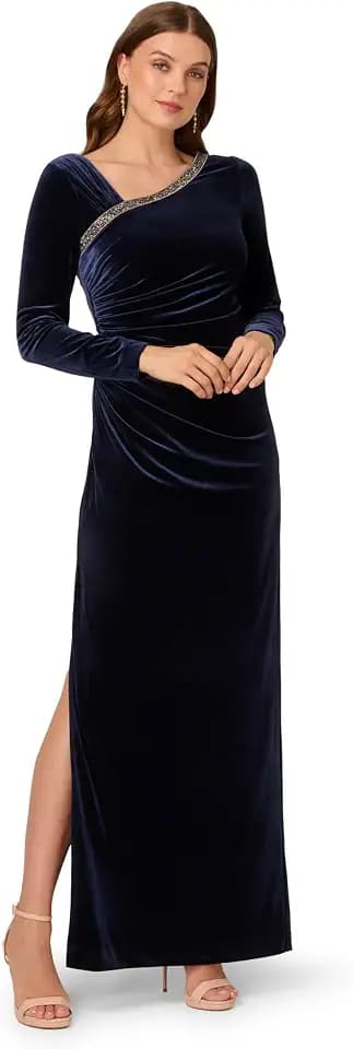 Adrianna Papell Women's Heatfix Velvet Gown