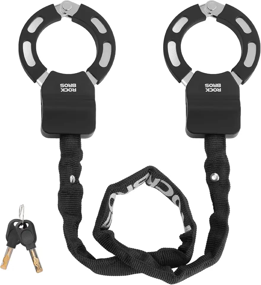 ROCKBROS E Scooter Schloss, Kettenschloss Handschellenschloss, 59,5 cm
