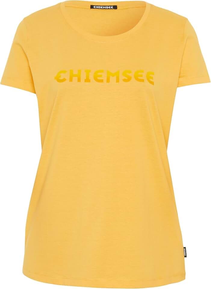 T-Shirt mit Logo in Farbverlauf-Optik