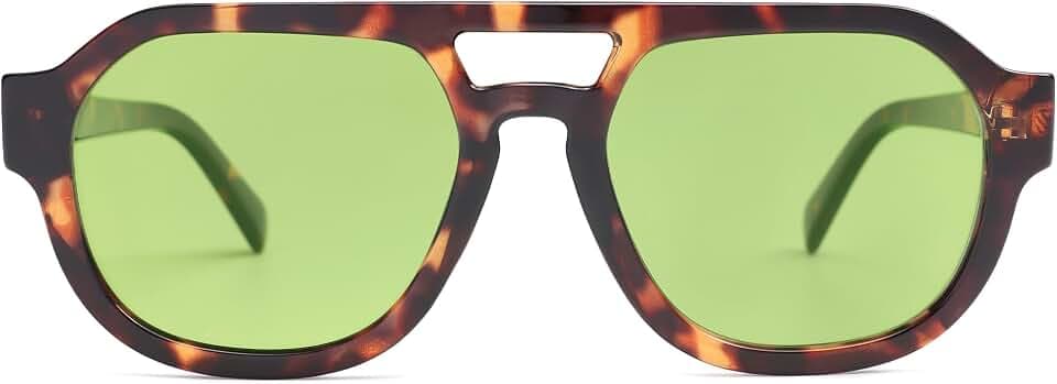 SOJOS Retro Polarized Aviator Sunglasses Womens Vintage Shades Trendy Stylish Sunnies SJ2343