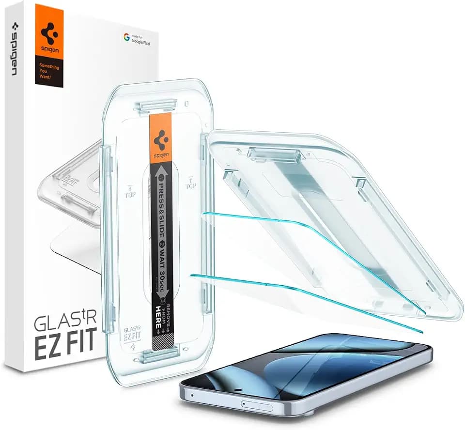 Spigen EZ Fit Schutzfolie [2P] für Google Pixel 10, Pixel 10 Pro