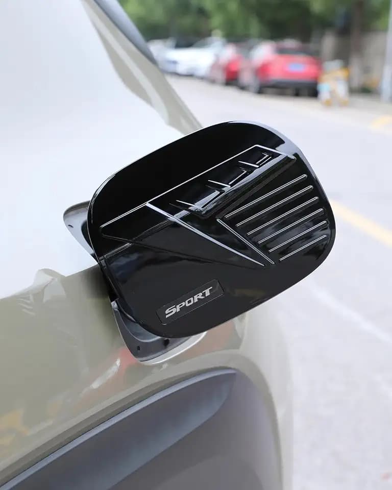 for CX-50 Compatible with Mazda CX50 CX 50 Hybrid 2025 2024 2023 2026 Accessories Car Fuel Tank Cover Trim Oil Gas Cap Engine Cap Exterior Decoration Sticker- Glossy Black