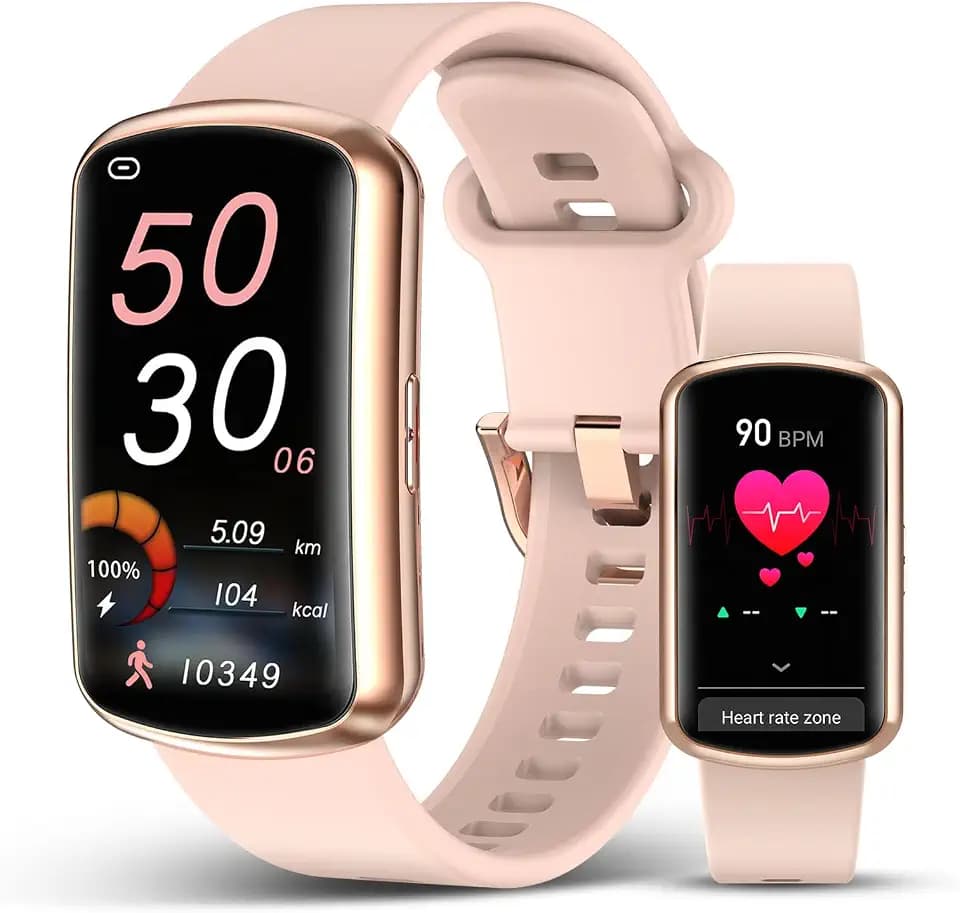 SOUYIE Smart Watch Fitness Trackers for Women, 24/7 Health Activity Monitor