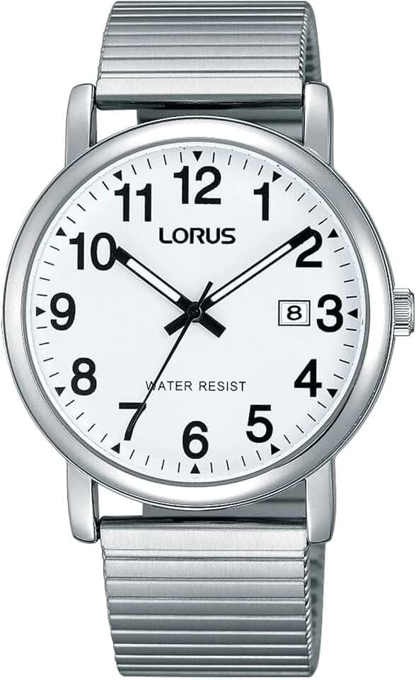 Lorus Damen-Uhr Quarz Edelstahl mit Flexband RG859CX5