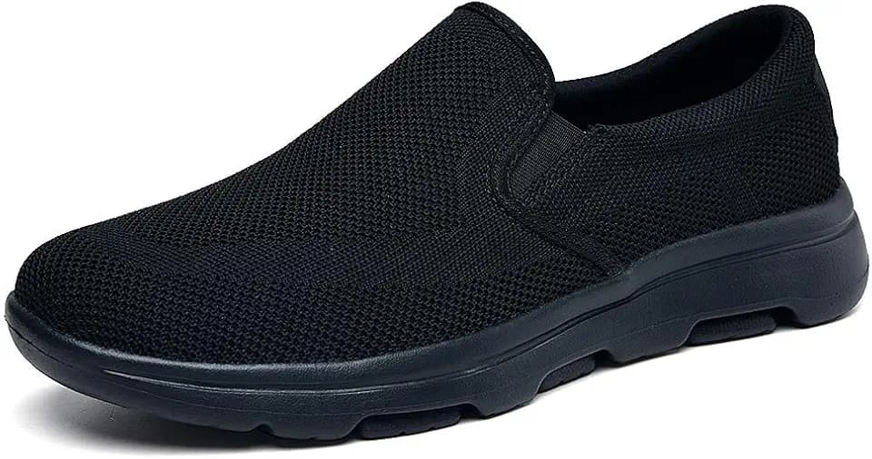 TIOSEBON Men's Slip On Shoes Walking Comfortable Mesh Casual Loafers