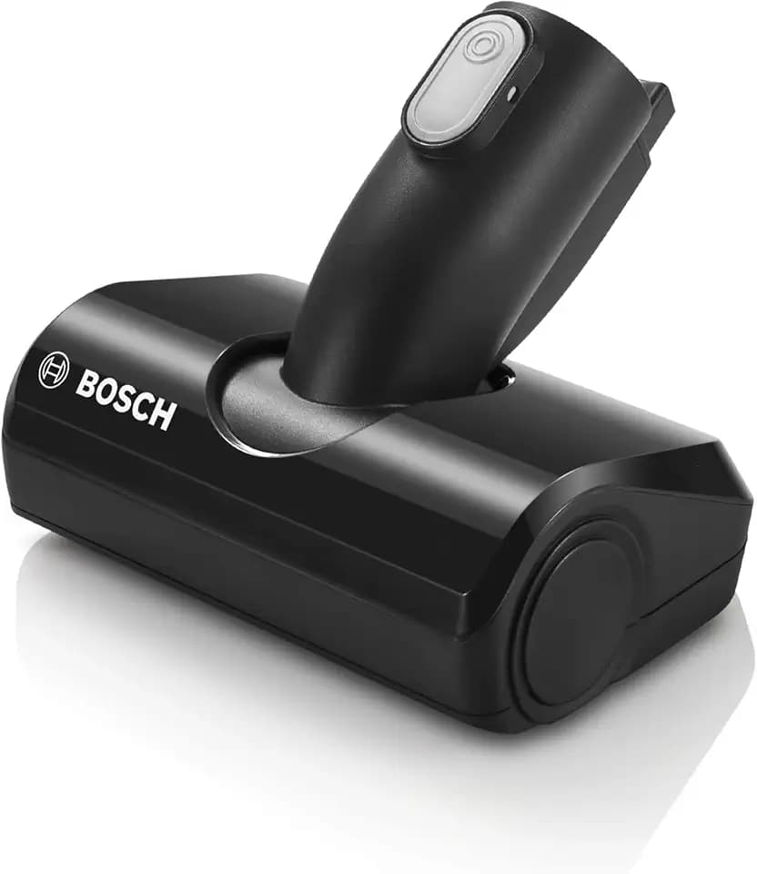 Bosch Mini-Turbo-Düse BHZUMPN, geeignet für Unlimited 6, 7 und 8 Akku-Staubsauger, für schwer erreichbare Stellen, ideal zur Fahrzeug-Innenreinigung, Turbobürste, Powerdüse, Original-Zubehör, schwarz