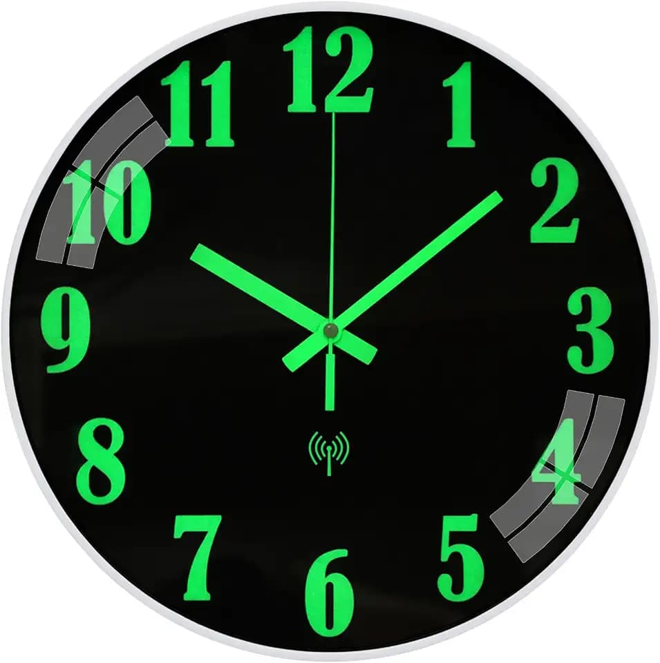 Wanduhr Leuchtend Funkuhr Wanduhr Ohne Tickgeräusche 30cm