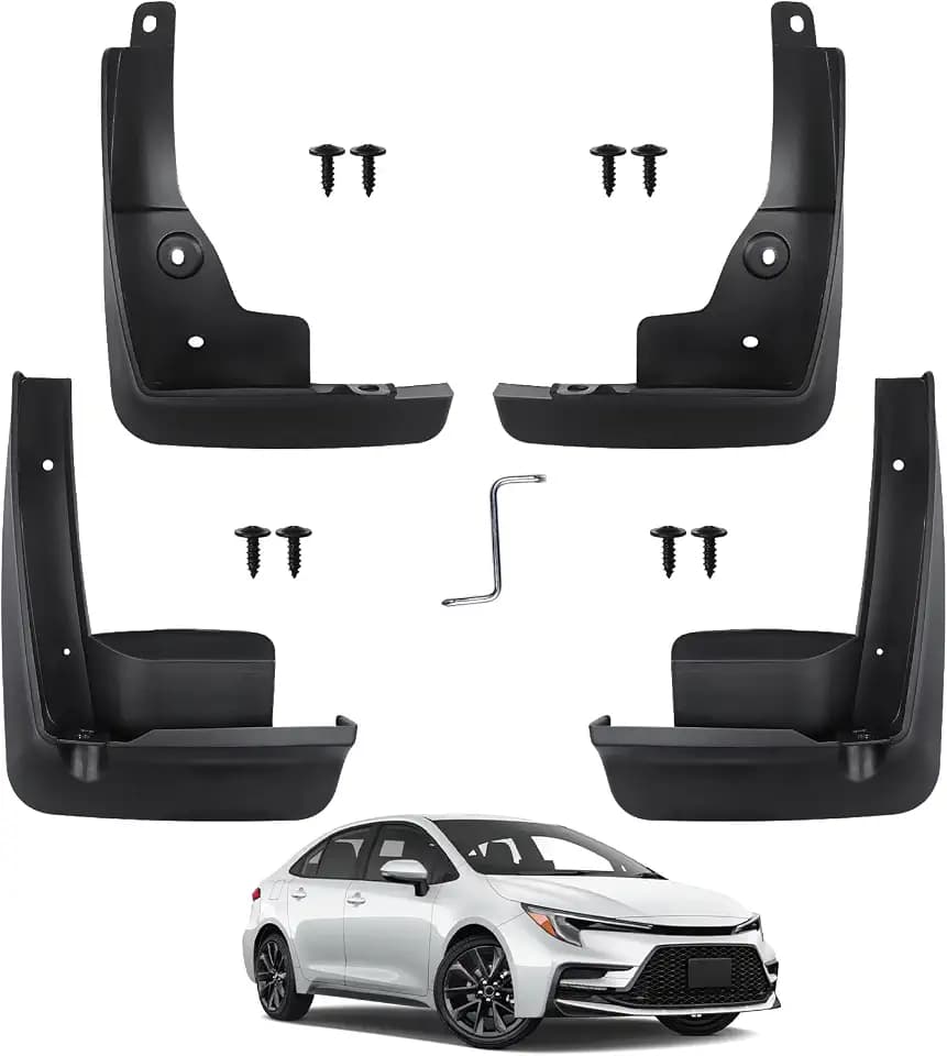 Peleus Mud Flaps Mud Guards for Toyota Corolla Sedan 2020-2026 Accessories