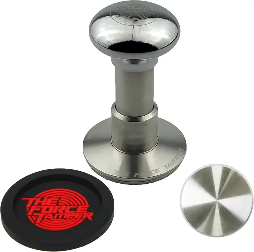 58.50mm Standard Set Silver Mirror Jellyfish AL Handle Coffee Tamper