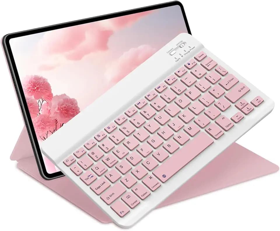 Bluetooth Keyboard for iPad, iPad Pro/Air/Mini, iPhone, Tablets, Smartphone