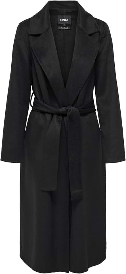 ONLY Damen Onlbelina Belted Handmade Wool Coat Otw Mantel (1er Pack)