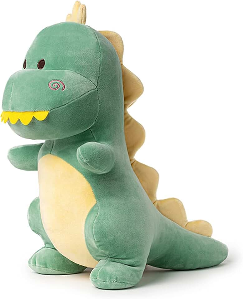 Big Dinosaur Plush Toy, 15.7" Dinosaur Stuffed Animal Stuffed Dinosa Cute Dino Plush Soft Plushie Dino Stuffed Animals Toys for Boys Girls Baby Kids Green